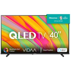 Hisense TV QLED FHD 40'' 40A5KQ Smart TV, Wifi, Quantum Dot Colour, USB