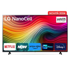 LG NanoCell 75'' Serie NANO82 75NANO82T6B, TV 4K, 3 HDMI, SMART TV 202