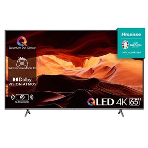 Hisense TV QLED 4K Ultra HD 65'' 65E7KQ PRO, Smart TV VIDAA U7, QLED Di