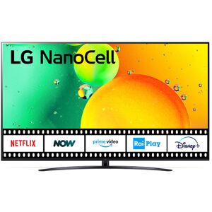 LG NanoCell 75'' Serie NANO76 75NANO766QA 4K Smart TV NOVITÀ 2022