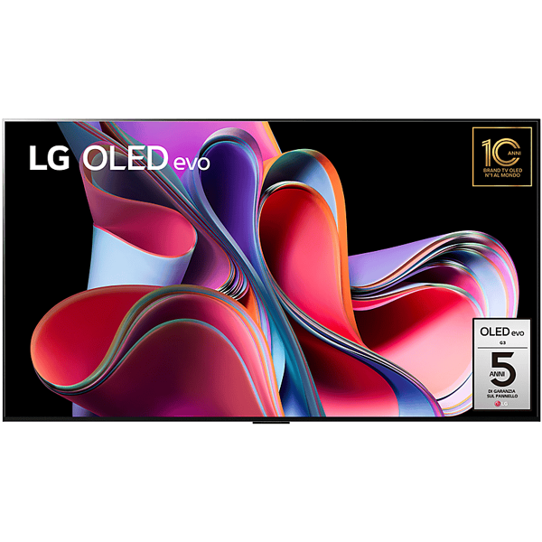 lg oled evo g3 oled65g36la tv oled, 65 pollici, 4k