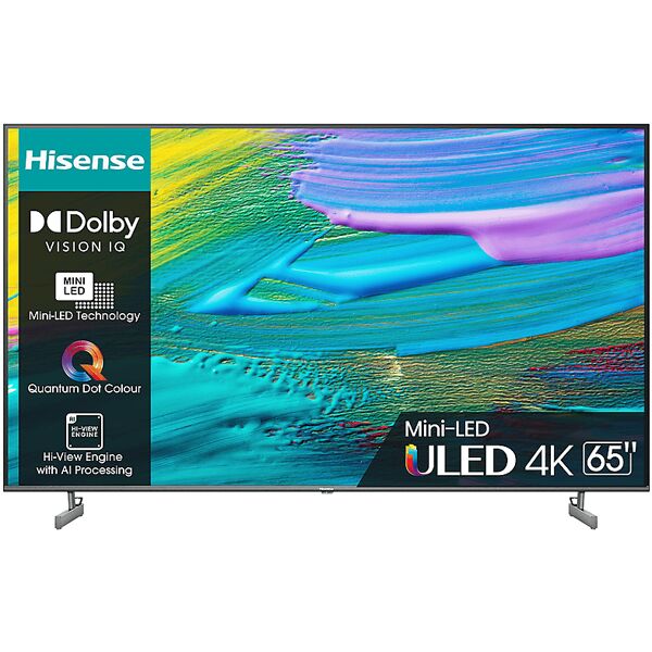 hisense 65u6kq tv mini led, 65 pollici