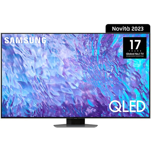 samsung qe65q80catxzt tv qled, 65 pollici, qled 4k