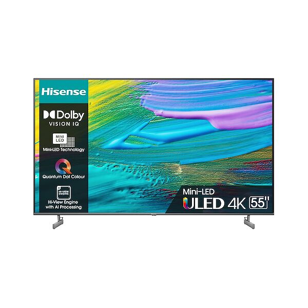 hisense smart tv miniled 55 4k uhd 120hz dolby vision 55u69kq