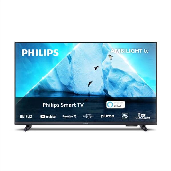 philips ambilight smart tv led fhd 32 32pfs6908/12-antracite
