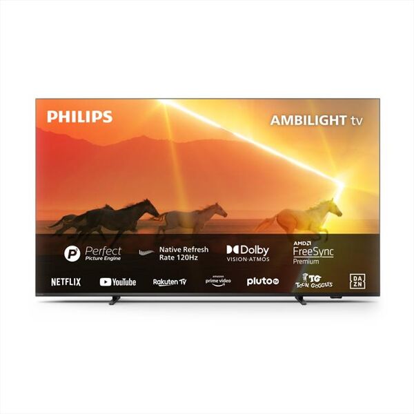 philips ambilight smarttv mini led uhd 4k 65 65pml9008/12