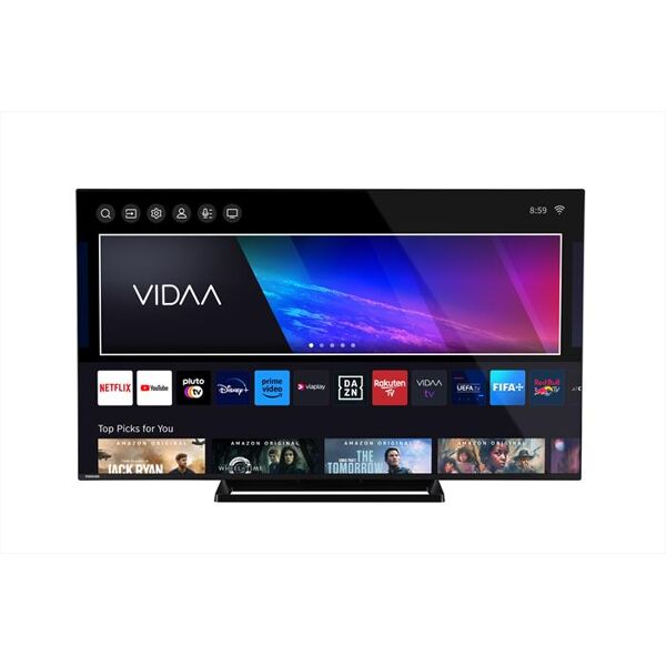 toshiba smart tv led uhd 4k 55 tvltos55uv3363da-nero