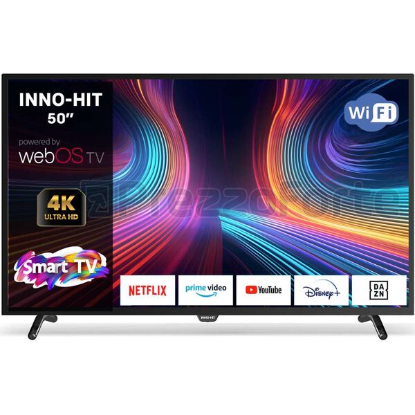 inno hit ih50uwb4 smart tv 50 pollici 4k ultra hd display led sistema web os colore nero - ih50uwb4