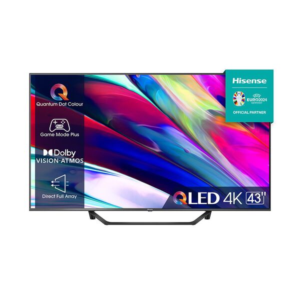 hisense 43a7kq tv 109,2 cm (43'') 4k ultra hd smart tv wi-fi nero 275 c
