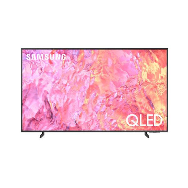 samsung series 6 tv qe55q60cauxzt qled 4k, smart tv 55'' processore qua