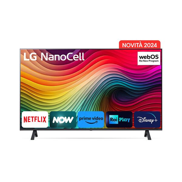 lg nanocell 43'' serie nano82 43nano82t6b, tv 4k, 3 hdmi, smart tv 202