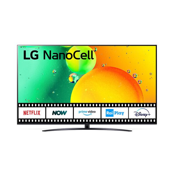 lg nanocell 75'' serie nano76 75nano766qa 4k smart tv novitÀ 2022