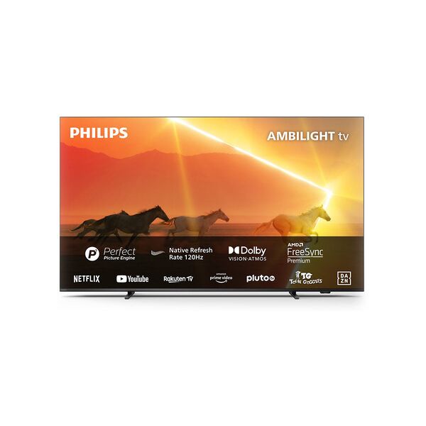 philips ambilight tv the xtra 9008 65“ miniled 4k uhd dolby vision e d