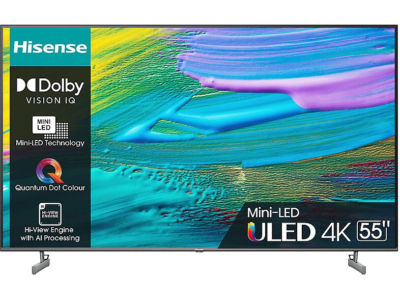 Hisense 55U6KQ TV MINI LED, 55 pollici