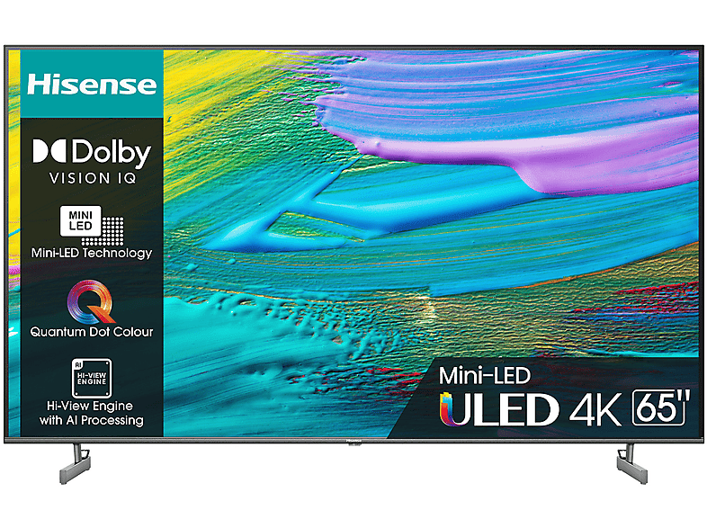 Hisense 65U6KQ TV MINI LED, 65 pollici