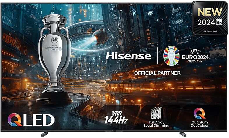 Hisense 100E7NQ PRO TV QLED, 100 pollici, QLED 4K