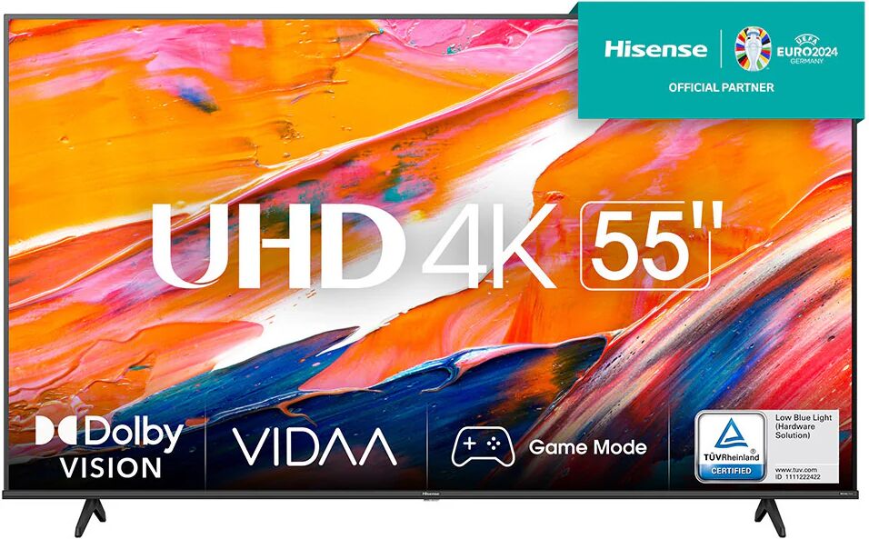 Hisense TV LED Ultra HD 4K 55” 55A6K Smart TV, Wifi, HDR Dolby Vision, AirPlay 2