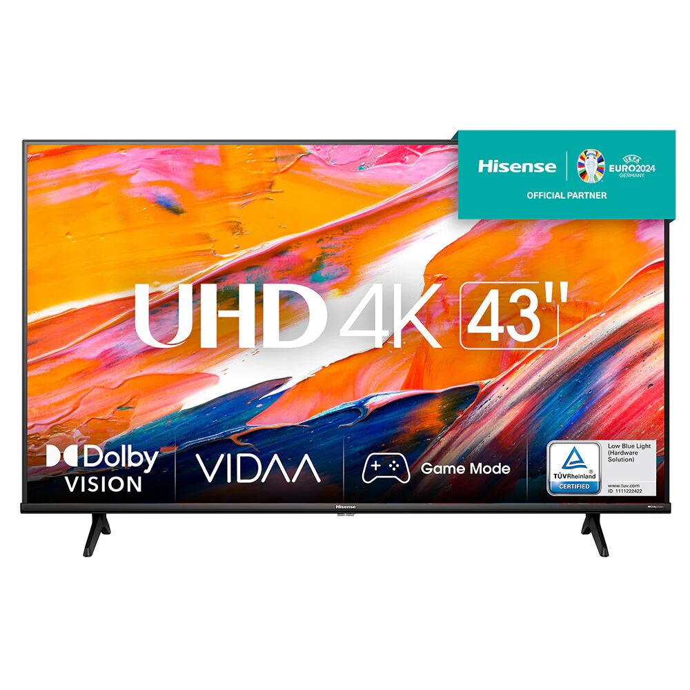 Hisense TV LED Ultra HD 4K 43” 43A6K Smart TV, Wifi, HDR Dolby Vision, AirPlay 2