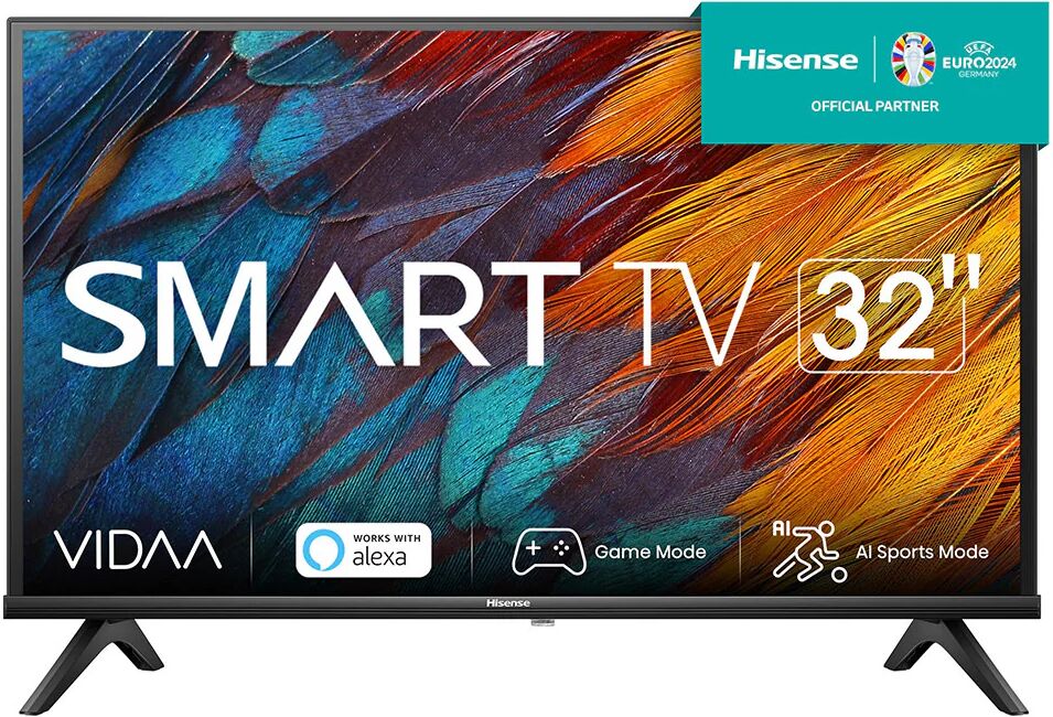 Hisense 32A4K TV 81,3 cm (32) HD Smart TV Wi-Fi Nero 200 cd/m²