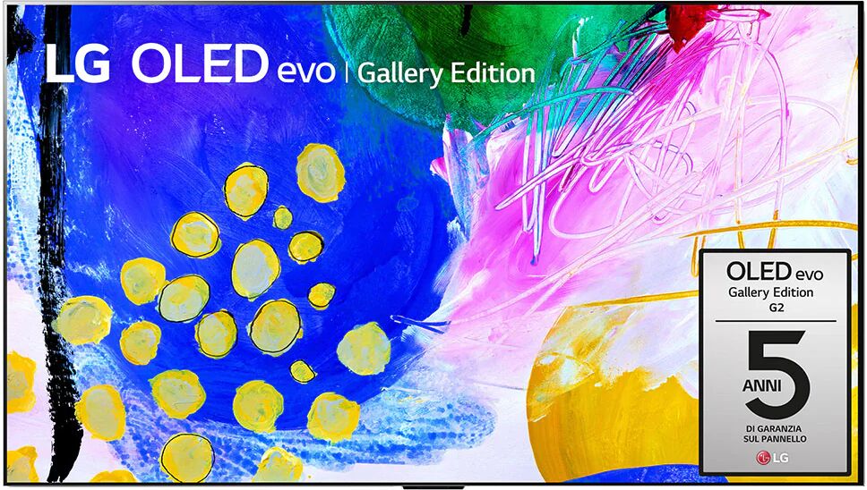 LG OLED evo Gallery Edition 4K 65'' Serie G2 OLED65G26LA Smart TV NOVITÀ 2022