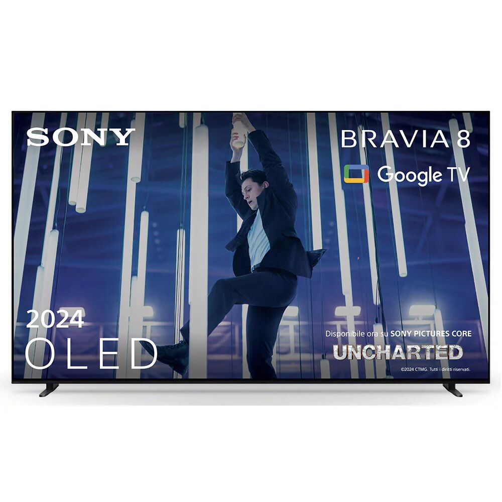 Sony BRAVIA 8 OLED 55 Pollici 4K HDR Google Smart TV (2024)   Gaming Menu per PlayStation 5, IMAX Enhanced, Dolby Vision Atmos, Chromecast, AirPlay, 120Hz 55XR83