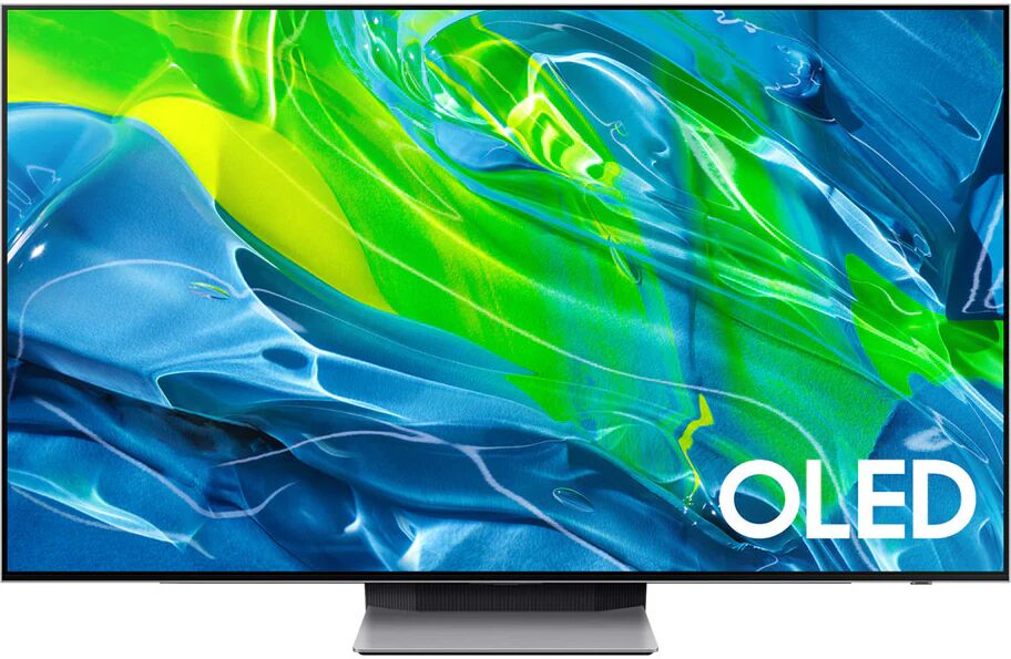 Samsung Series 9 TV OLED 4K 65” QE65S95B Smart TV Wi-Fi Eclipse Silver 2022, Processore Neural Quantum 4K, Ultra sottile, Gaming mode, Suono 3D