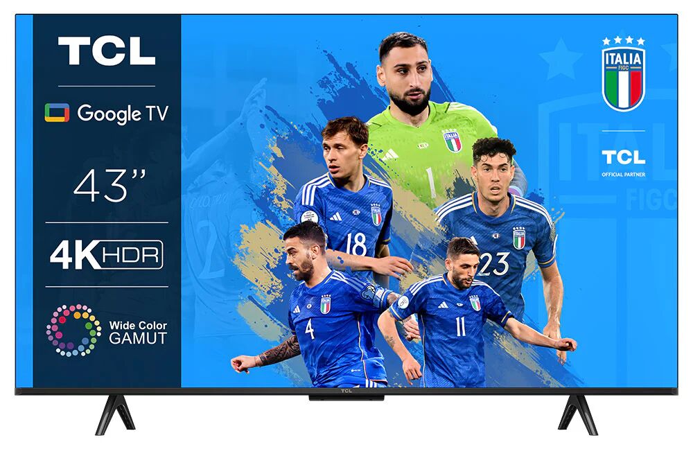 TCL P75 Series Serie P7 Smart TV Nanotecnologia WCG 4K 43 43P755, Dolby - Atmos, Google TV