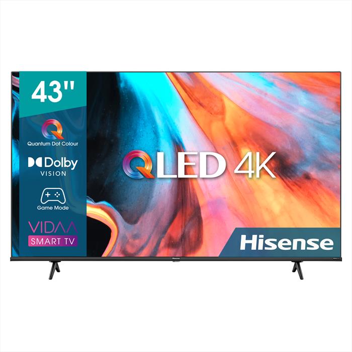 Hisense Smart Tv Qled 4k Dolby Vision 43" 43e79hq-black