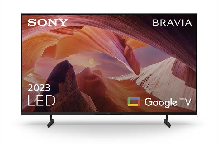 Sony Smart Tv Led Uhd 4k 43" Kd43x80lpaep-nero