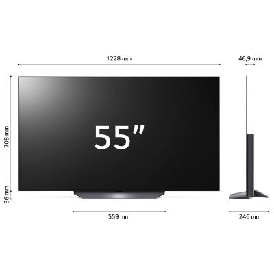 Oled 55b36la - 55b3 55" Serie B3 Tv 4k Ultra Hd 4 Hdmi Smart Tv - 2 Anni Garanzia Lg Italia