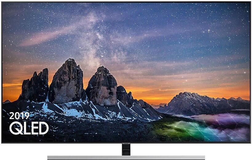 Samsung Tv 55" Samsung Qe55q80rat Qled Q80r 2019 4k Uhd Smart Wifi 3700 Pqi Hdmi Usb Refurbished Eclipse Silver