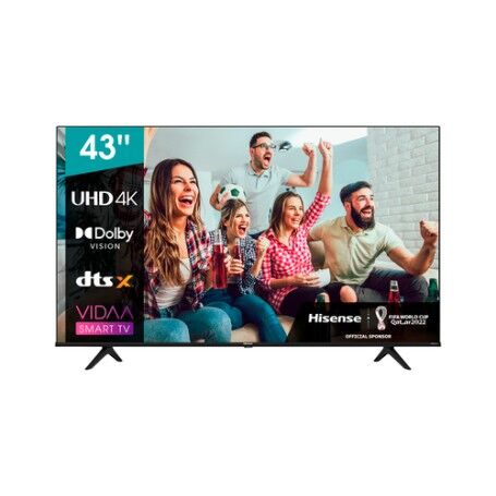 Hisense UHD Smart TV 43A6BG 108 cm (42.5") 4K Ultra HD Wi-Fi Nero (43A6BG)