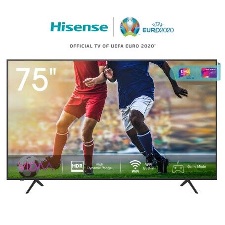 Hisense A7100F 75A7100F TV 190,5 cm (75") 4K Ultra HD Smart TV Wi-Fi Nero (75A7100F)