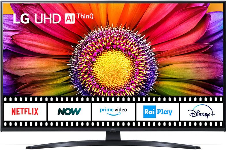 LG UHD 43'' Serie UR81 43UR81006LJ, TV 4K, 3 HDMI, SMART TV 2023