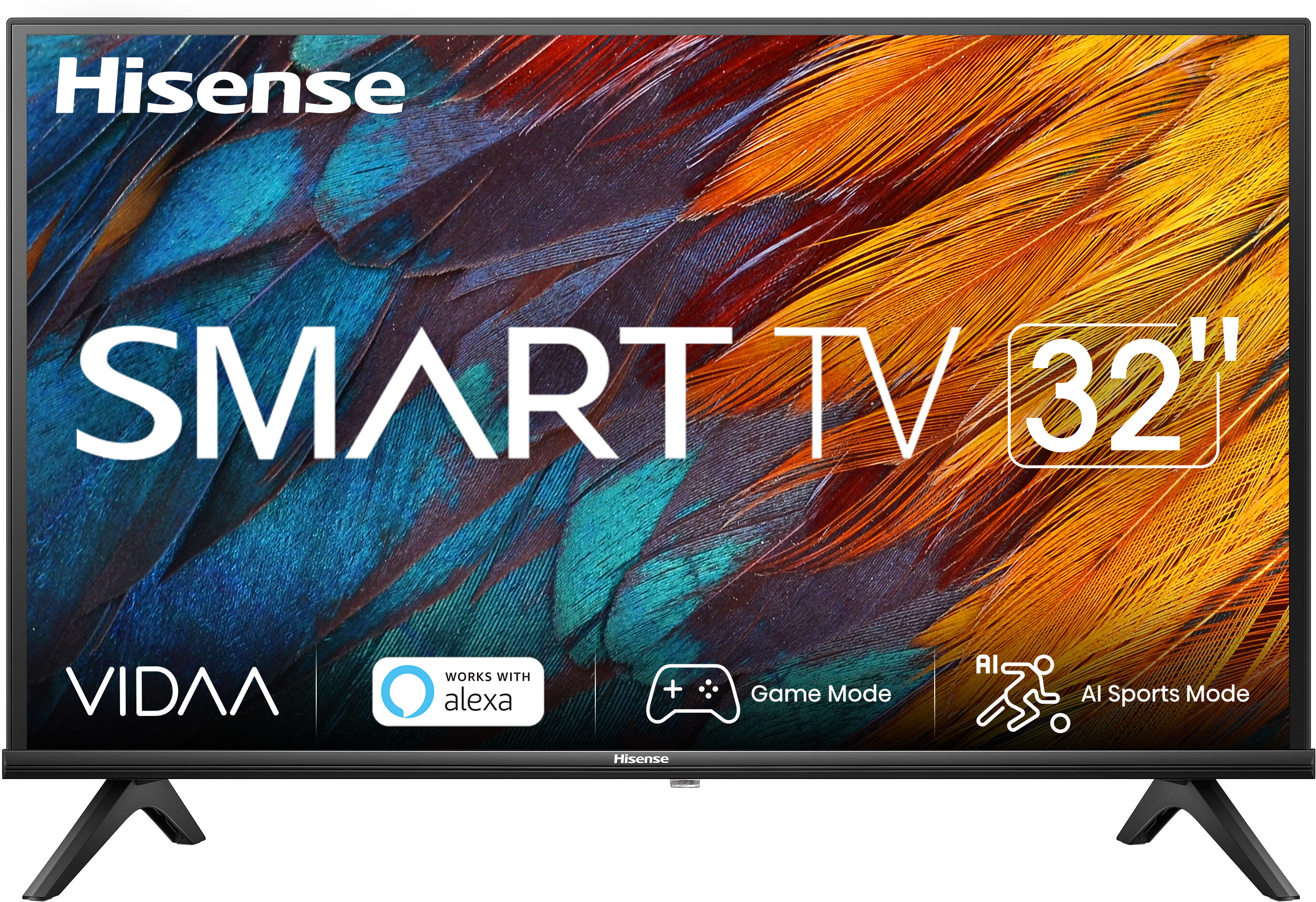 Hisense 32A4K TV 81,3 cm (32") HD Smart Wi-Fi Nero 200 cd/m² [32A4K]