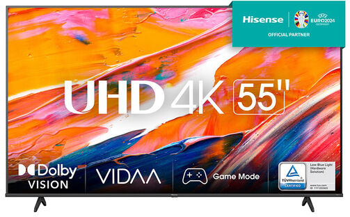 Hisense TV LED Ultra HD 4K 55'' 55A6K Smart TV, Wifi, HDR Dolby Vision,