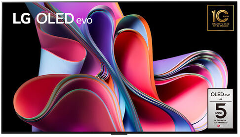 LG OLED evo 65'' Serie G3 OLED65G36LA, TV 4K, 4 HDMI, SMART TV 2023