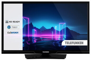 Telefunken TE24555S27YXD TV 61 cm (24'') HD Nero 220 cd/m²