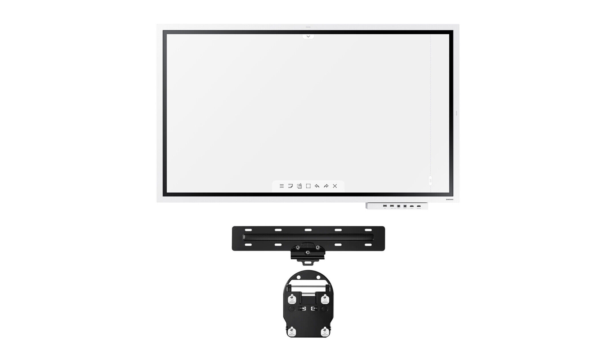 Samsung Flip 2 65Inch Bundle met Muurbeugel en aansluitdoos