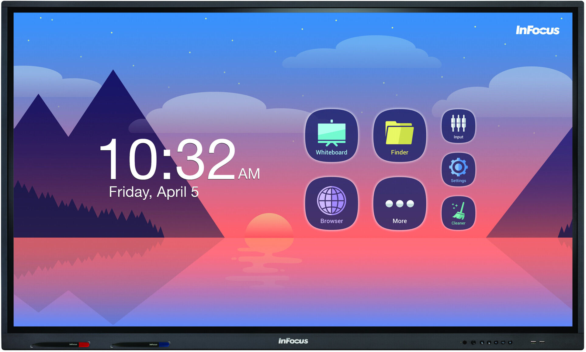 Infocus INF7540e interactief 75" 4K Touchdisplay