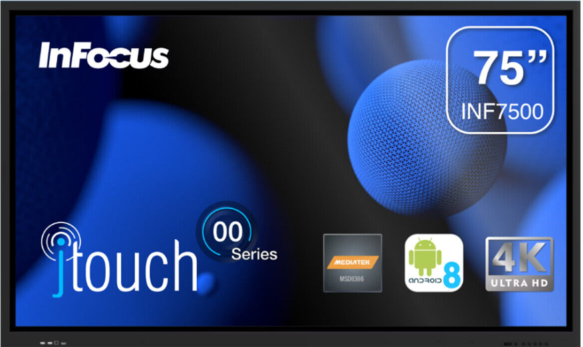 Infocus INF7500 interactief Touchdisplay 4K 75''