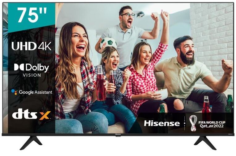Hisense Smart Tv 75" 75a6g Wifi Ultra Hd 4k (preto) - Hisense