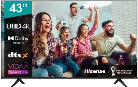 Hisense TV 43A72GQ (QLED - 43'' - 109 cm - 4K Ultra HD - Smart TV)