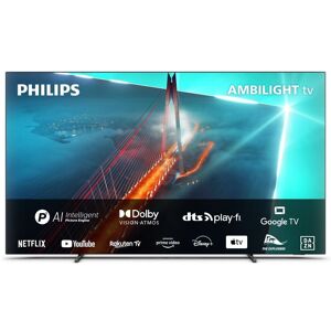Philips 65OLED708 4K OLED Ambilight Google TV Mörk titan