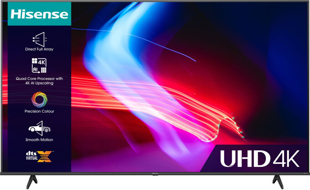 REFURBISHED Hisense 50A6KTUK A6K 50" Ultra 4K HD DLED Smart TV