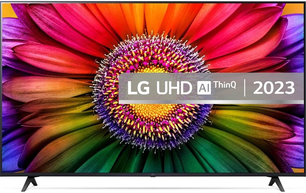 65" LG 65UR80006LJ  Smart 4K Ultra HD HDR LED TV with Amazon Alexa, Black,Blue