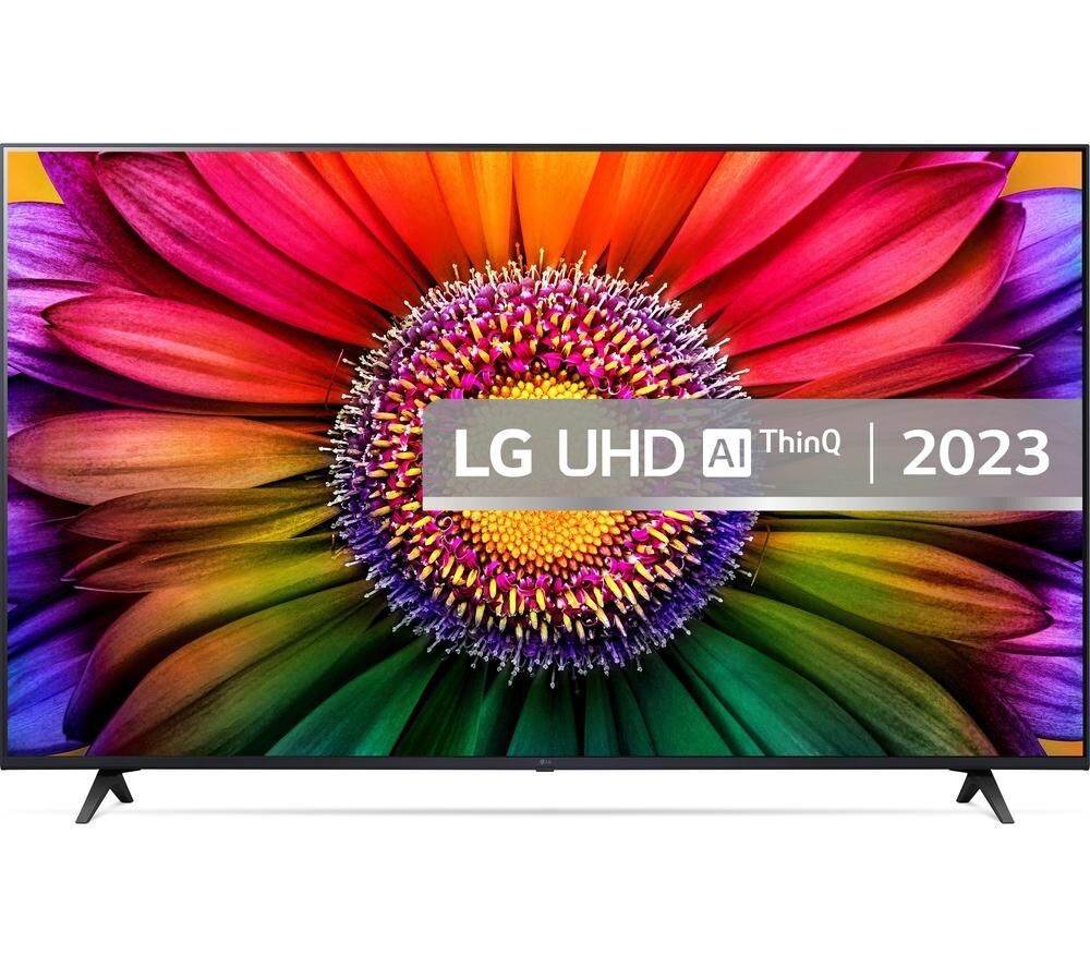 50" LG 50UR80006LJ  Smart 4K Ultra HD HDR LED TV with Amazon Alexa, Black,Blue