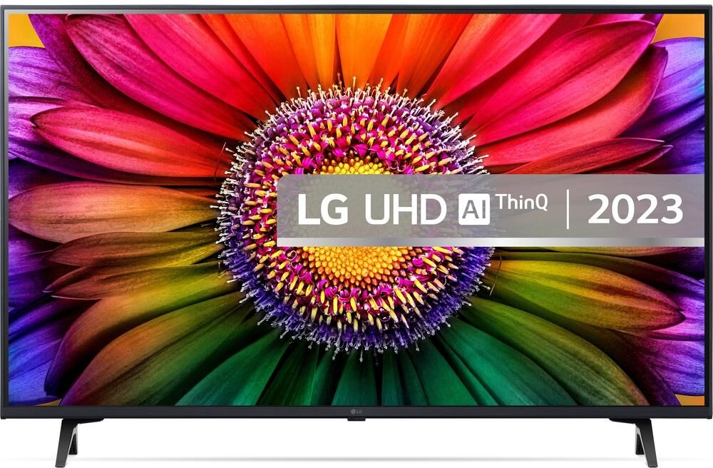 LG 43UR80006LJ  Smart 4K Ultra HD HDR LED TV with Amazon Alexa, Black,Blue