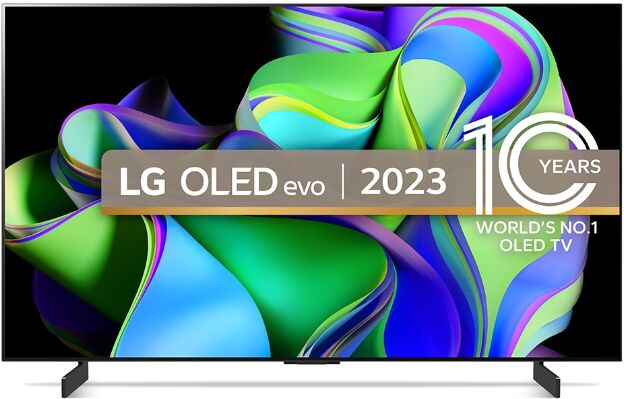 LG OLED42C34LA 42" OLED smart Television with advanced Alpha 9 AI Processor