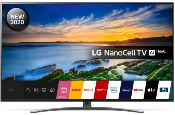 LG 55NANO866NA 55" NanoCell 4K Smart Television - Silver